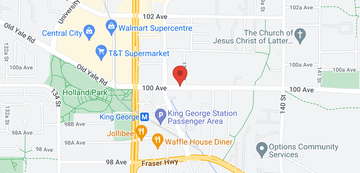 map of 2307 13688 100 AVENUE